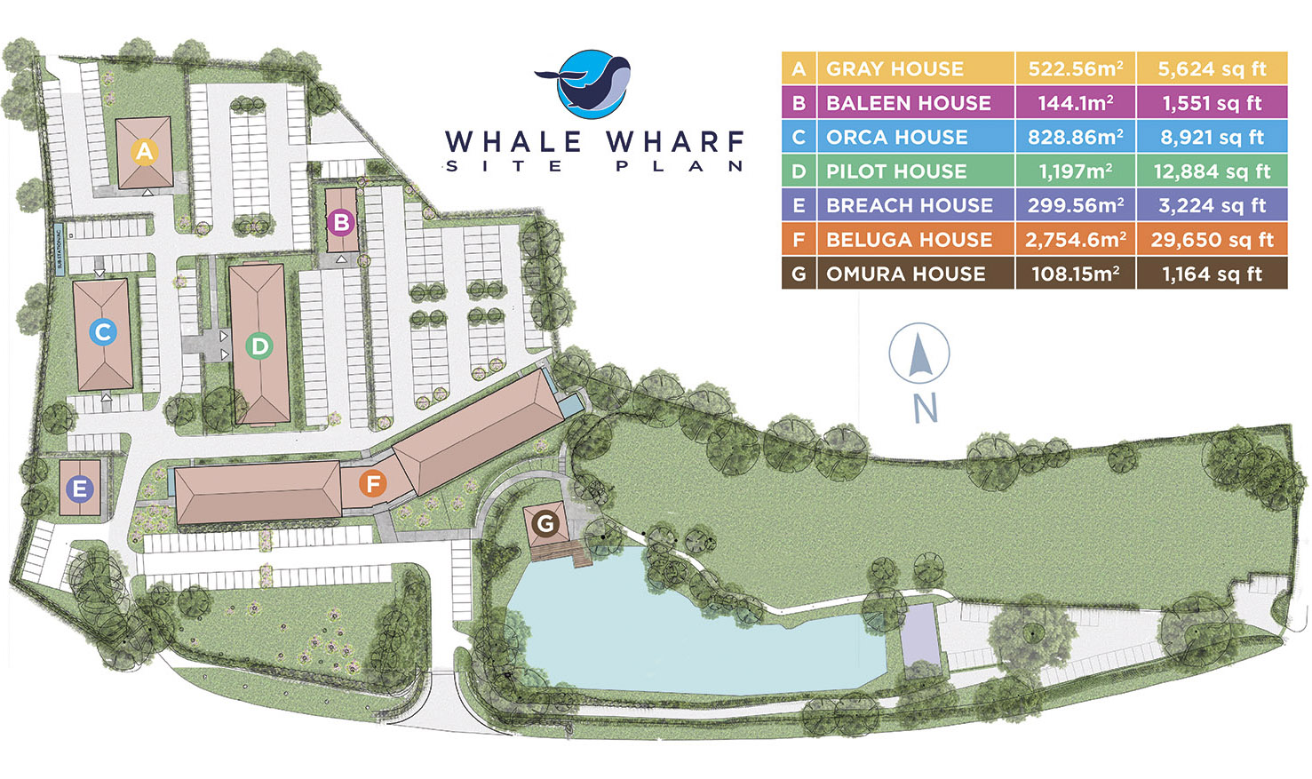 Whale Wharf Site Plan